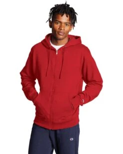 Champion S800 - Eco Full-Zip Hooded Sweatshirt -Wordans Shop 101444 big