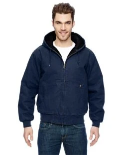 Dri Duck 5020T - Hooded Cloth Jacket With Tricot Quilt Lining Tall Sizes -Wordans Shop 108087 big