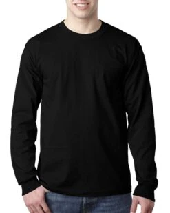 Bayside 8100 - USA-Made Long Sleeve T-Shirt With A Pocket