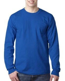 Bayside 8100 - USA-Made Long Sleeve T-Shirt With A Pocket -Wordans Shop 110640 big