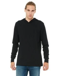 Bella+Canvas 3512 - Unisex Long Sleeve Jersey Hooded T-Shirt