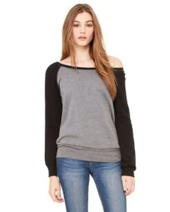 Bella+Canvas 7501 - Ladies' Triblend Wideneck Sweatshirt -Wordans Shop 112842 big