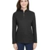 Core 365 CE405W - Ladies Fusion ChromaSoft Pique Quarter-Zip
