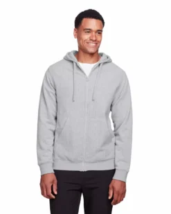 Team 365 TT95 - Men's Zone HydroSport Heavyweight Full-Zip Hooded Sweatshirt -Wordans Shop 1138587 big