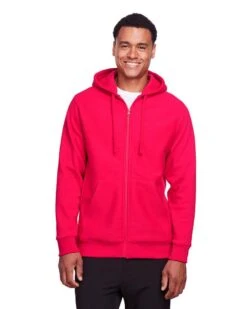 Team 365 TT95 - Men's Zone HydroSport Heavyweight Full-Zip Hooded Sweatshirt -Wordans Shop 1138596 big