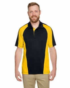 Harriton M385 - Men's Advantage Snag Protection Plus IL Colorblock Polo -Wordans Shop 1138896 big