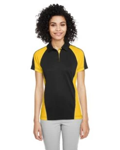 Harriton M385W - Ladies Advantage Snag Protection Plus IL Colorblock Polo -Wordans Shop 1138911 big