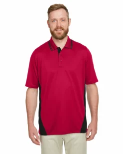 Harriton M386 - Men's Flash Snag Protection Plus IL Colorblock Polo