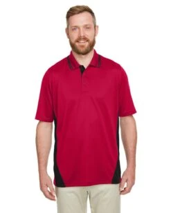 Harriton M386T - Men's Tall Flash Snag Protection Plus IL Colorblock Polo