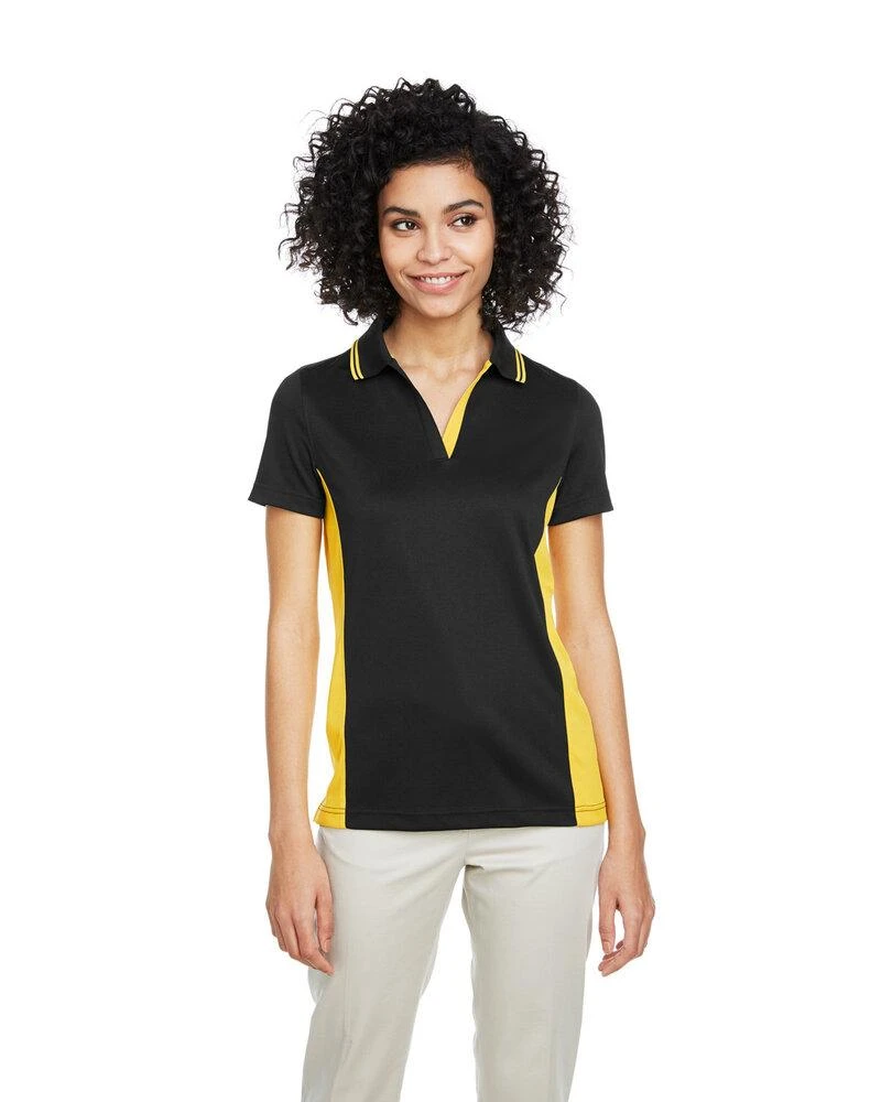 Harriton M386W - Ladies Flash Snag Protection Plus IL Colorblock Polo 4 Harriton M386W - Ladies Flash Snag Protection Plus IL Colorblock Polo - Image 4