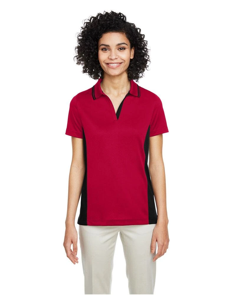 Harriton M386W - Ladies Flash Snag Protection Plus IL Colorblock Polo 1 Harriton M386W - Ladies Flash Snag Protection Plus IL Colorblock Polo