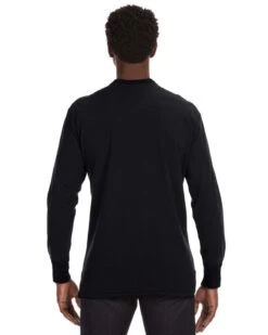 J. America 8244 - Vintage Brushed Jersey Henley -Wordans Shop 119842 back big