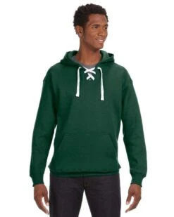 J. America 8830 - Sport Lace Hooded Sweatshirt -Wordans Shop 120166 big