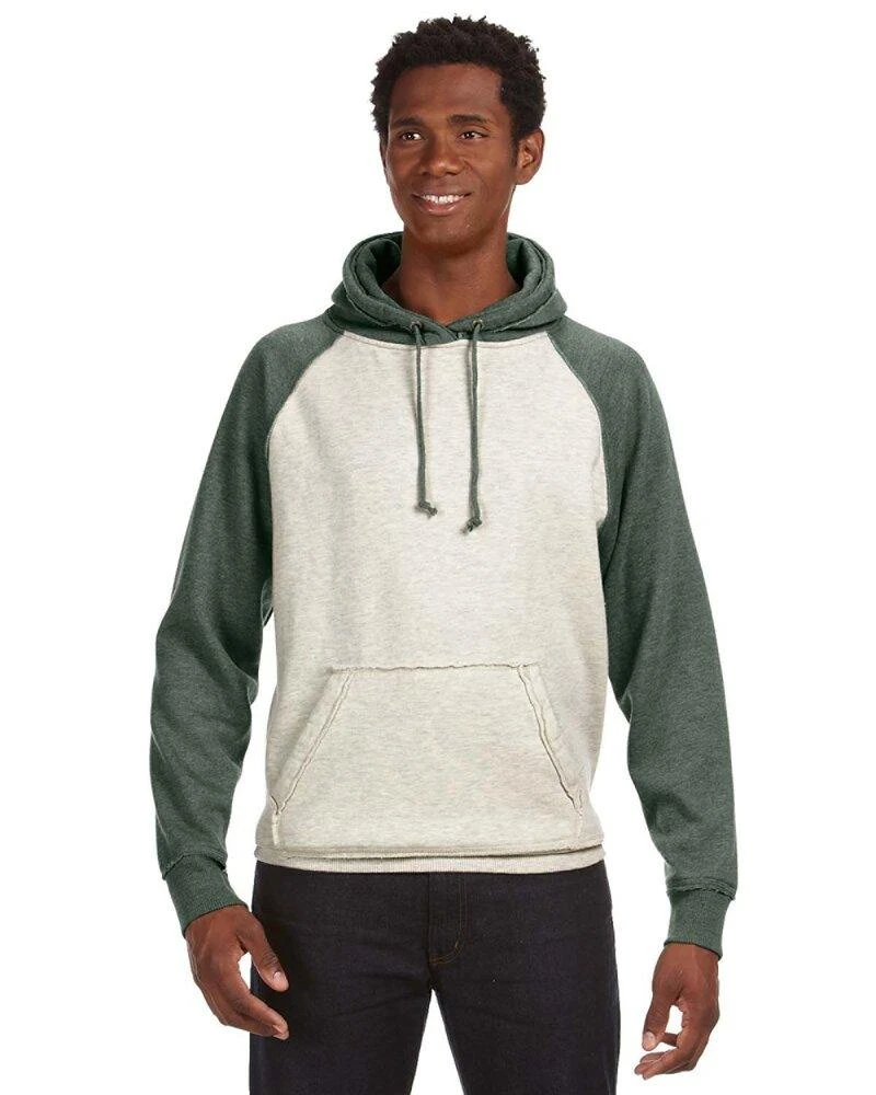 J. America 8885 - Vintage Heather Hooded Sweatshirt 1 J. America 8885 - Vintage Heather Hooded Sweatshirt