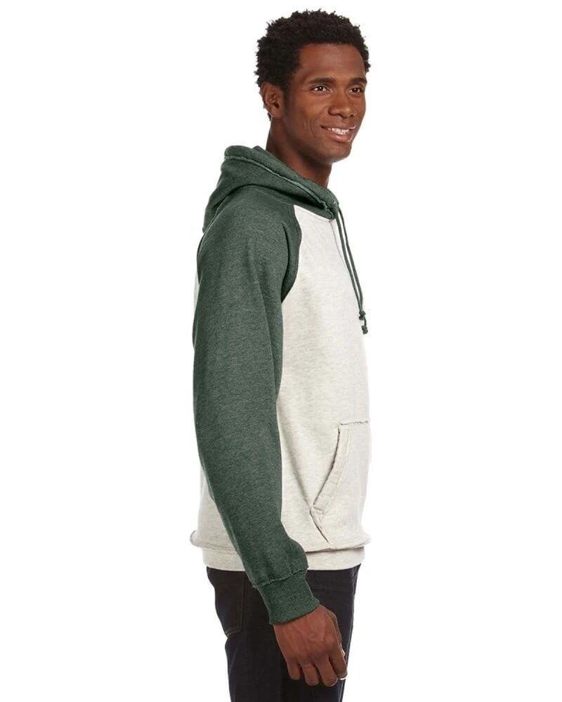 J. America 8885 - Vintage Heather Hooded Sweatshirt 2 J. America 8885 - Vintage Heather Hooded Sweatshirt - Image 2