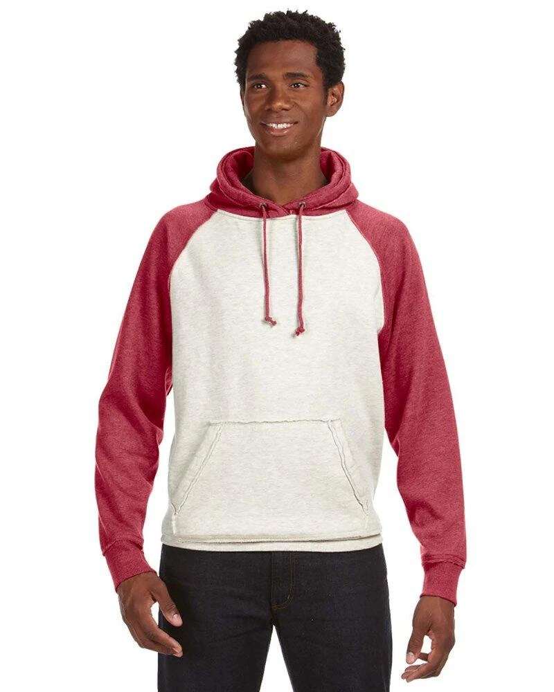 J. America 8885 - Vintage Heather Hooded Sweatshirt 4 J. America 8885 - Vintage Heather Hooded Sweatshirt - Image 4