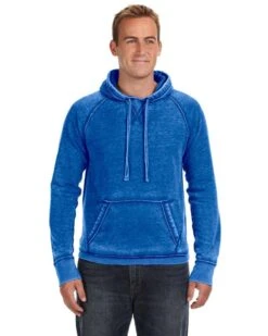 J. America 8915 - Vintage Zen Fleece Hooded Pullover Sweatshirt