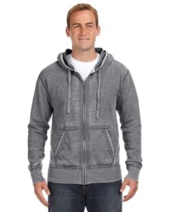 J. America 8916 - Vintage Zen Fleece Full-Zip Hooded Sweatshirt 9 J. America 8916 - Vintage Zen Fleece Full-Zip Hooded Sweatshirt -Wordans Shop 120478 big