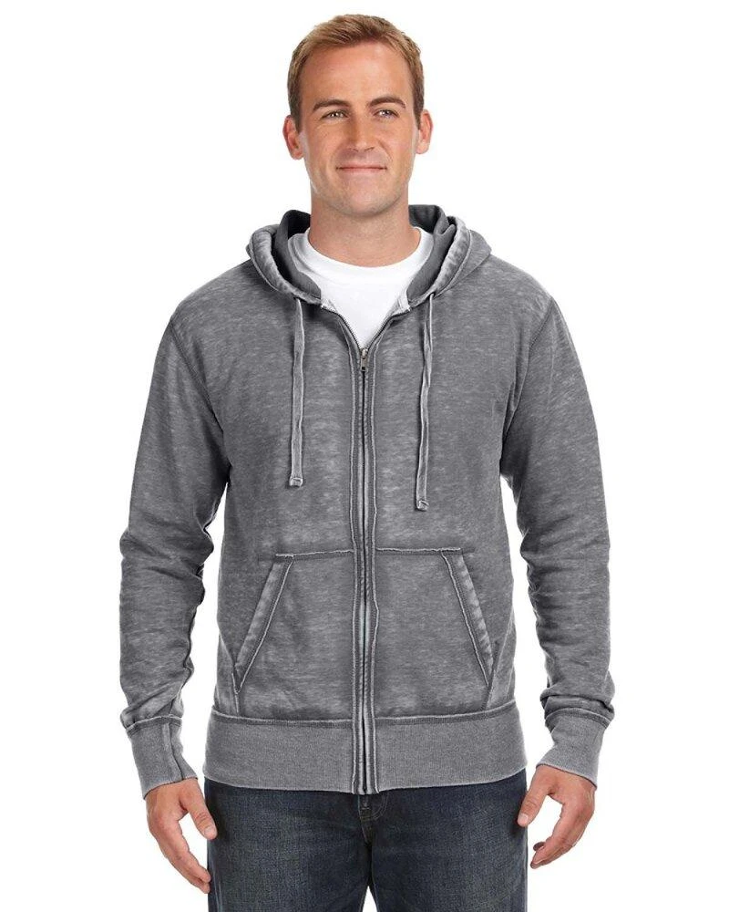 J. America 8916 - Vintage Zen Fleece Full-Zip Hooded Sweatshirt 5 J. America 8916 - Vintage Zen Fleece Full-Zip Hooded Sweatshirt - Image 5
