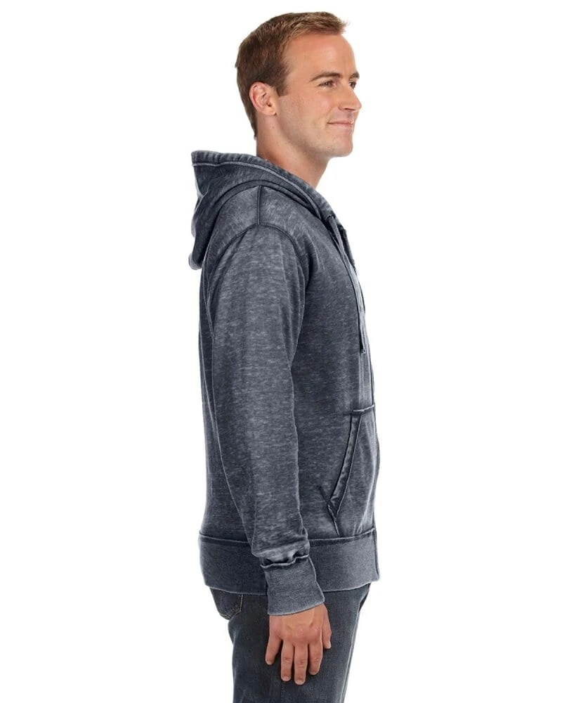 J. America 8916 - Vintage Zen Fleece Full-Zip Hooded Sweatshirt 2 J. America 8916 - Vintage Zen Fleece Full-Zip Hooded Sweatshirt - Image 2