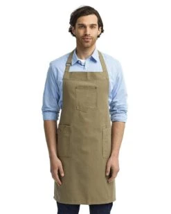 Artisan Collection By Reprime RP132 - Unisex Cotton Chino Bib Apron 9 Artisan Collection By Reprime RP132 - Unisex Cotton Chino Bib Apron -Wordans Shop 1219830 big