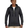 Econscious EC4580 - Ladies Organic/Recycled Heathered Fleece Full-Zip Hooded Sweatshirt