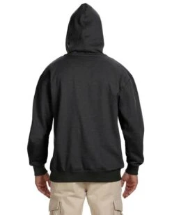 Econscious EC5570 - Adult Organic/Recycled Heathered Fleece Pullover Hooded Sweatshirt -Wordans Shop 1221387 back big