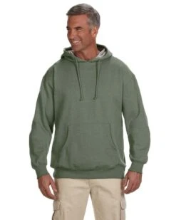 Econscious EC5570 - Adult Organic/Recycled Heathered Fleece Pullover Hooded Sweatshirt -Wordans Shop 1221388 big