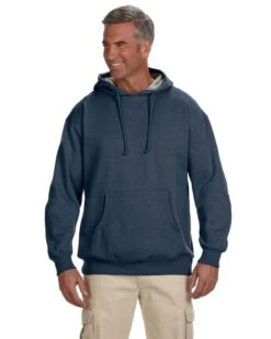 Econscious EC5570 - Adult Organic/Recycled Heathered Fleece Pullover Hooded Sweatshirt -Wordans Shop 1221389 big