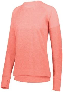 Augusta Sportswear 5575 - Ladies Zoe Tonal Heather Pullover -Wordans Shop 1221834 big