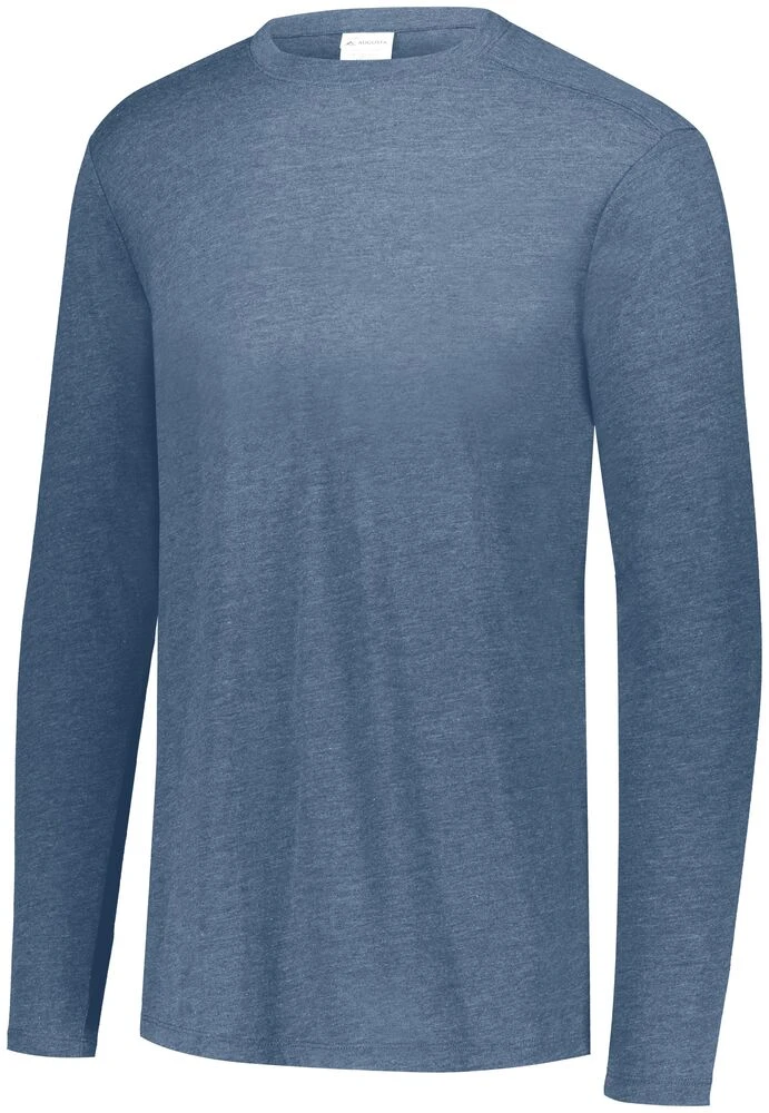 Augusta Sportswear 3076 - Youth Tri Blend Long Sleeve Tee 9 Augusta Sportswear 3076 - Youth Tri Blend Long Sleeve Tee - Image 9