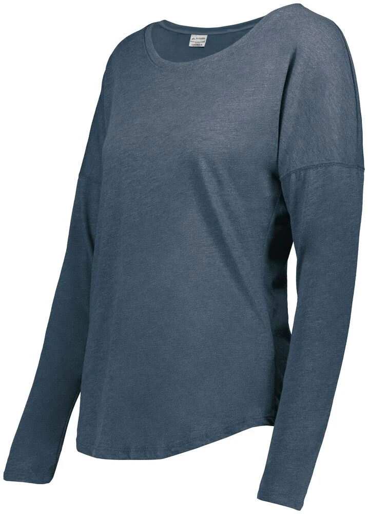 Augusta Sportswear 3077 - Ladies Lux Tri Blend Long Sleeve Tee 7 Augusta Sportswear 3077 - Ladies Lux Tri Blend Long Sleeve Tee - Image 7
