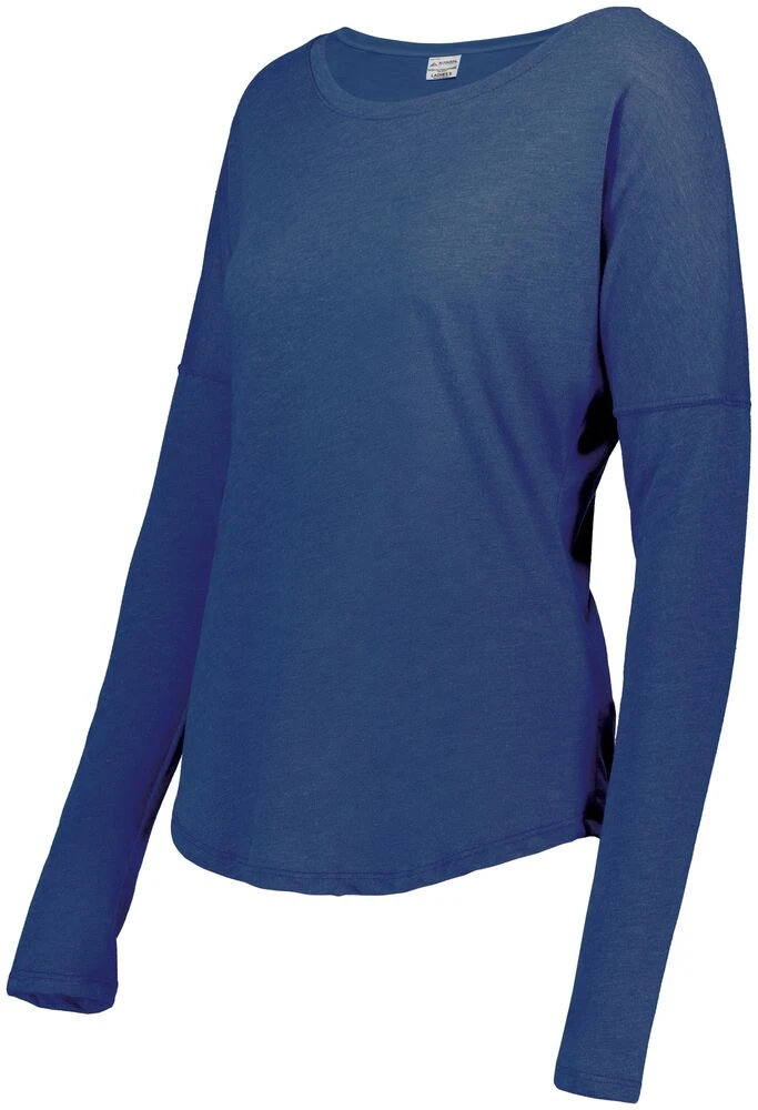 Augusta Sportswear 3077 - Ladies Lux Tri Blend Long Sleeve Tee 6 Augusta Sportswear 3077 - Ladies Lux Tri Blend Long Sleeve Tee - Image 6