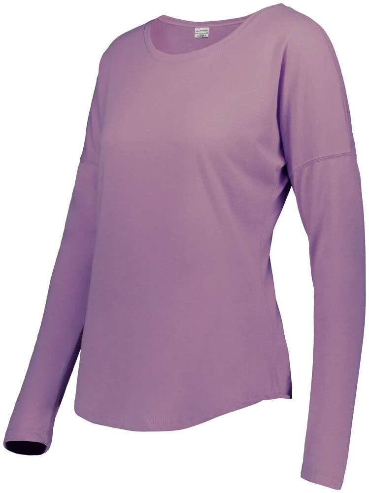 Augusta Sportswear 3077 - Ladies Lux Tri Blend Long Sleeve Tee 9 Augusta Sportswear 3077 - Ladies Lux Tri Blend Long Sleeve Tee - Image 9