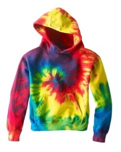 Tie-Dye CD877Y - Youth 8.5 Oz. Tie-Dyed Pullover Hooded Sweatshirt -Wordans Shop 1226949 big