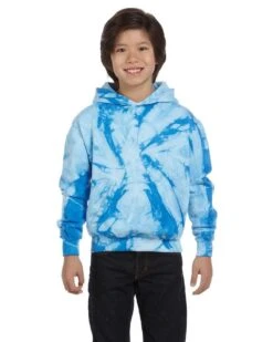 Tie-Dye CD877Y - Youth 8.5 Oz. Tie-Dyed Pullover Hooded Sweatshirt -Wordans Shop 1226950 big