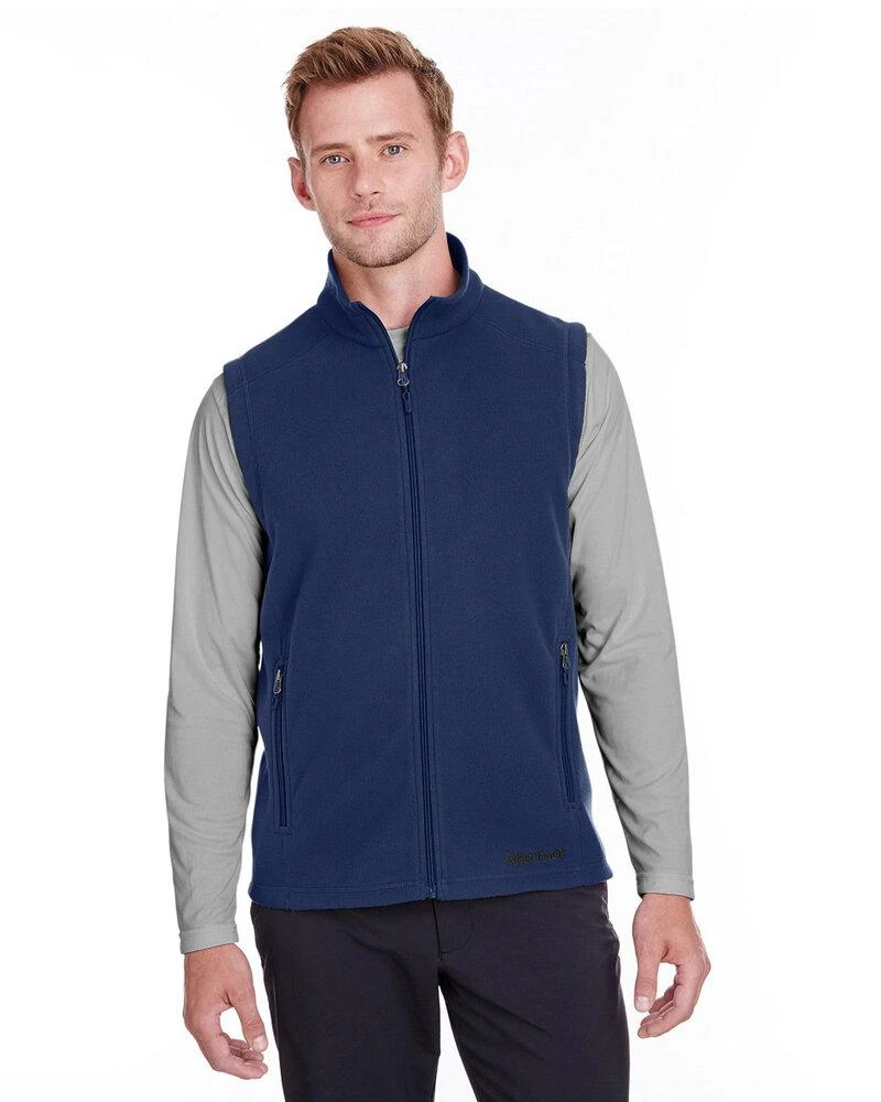Marmot 901077 - Men's Rocklin Fleece Vest 5 Marmot 901077 - Men's Rocklin Fleece Vest - Image 5