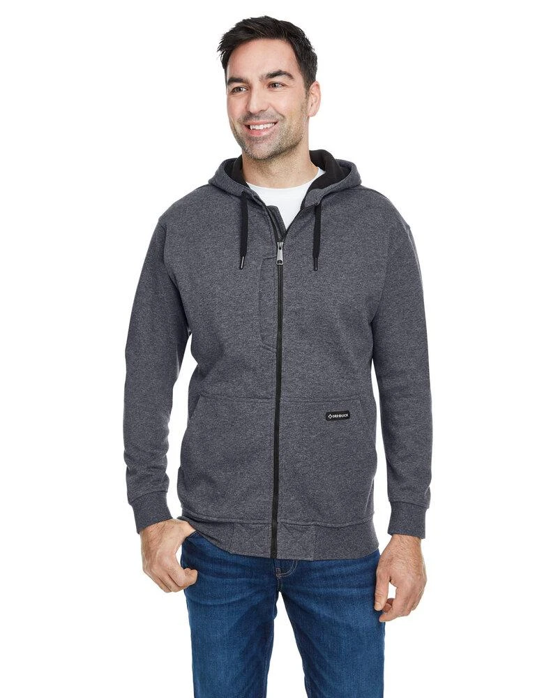 Dri Duck 7040 - Men's Bateman Power Full Zip Hooded Fleece 4 Dri Duck 7040 - Men's Bateman Power Full Zip Hooded Fleece - Image 4
