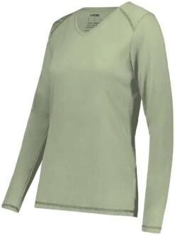 Augusta Sportswear 6847 - Ladies Super Soft Spun Poly Long Sleeve Tee -Wordans Shop 1232956 big