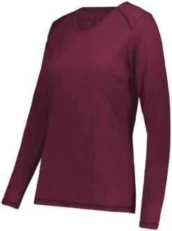 Augusta Sportswear 6847 - Ladies Super Soft Spun Poly Long Sleeve Tee -Wordans Shop 1232958 big