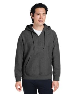 Team 365 TT97 - Unisex Zone HydroSport Heavyweight Quarter-Zip Hooded Sweatshirt -Wordans Shop 1237662 big