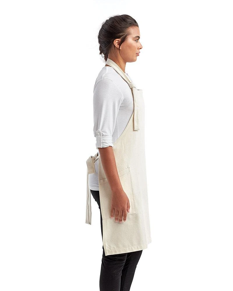 Artisan Collection By Reprime RP122 - Unisex Regenerate Sustainable Bib Apron 2 Artisan Collection By Reprime RP122 - Unisex Regenerate Sustainable Bib Apron - Image 2