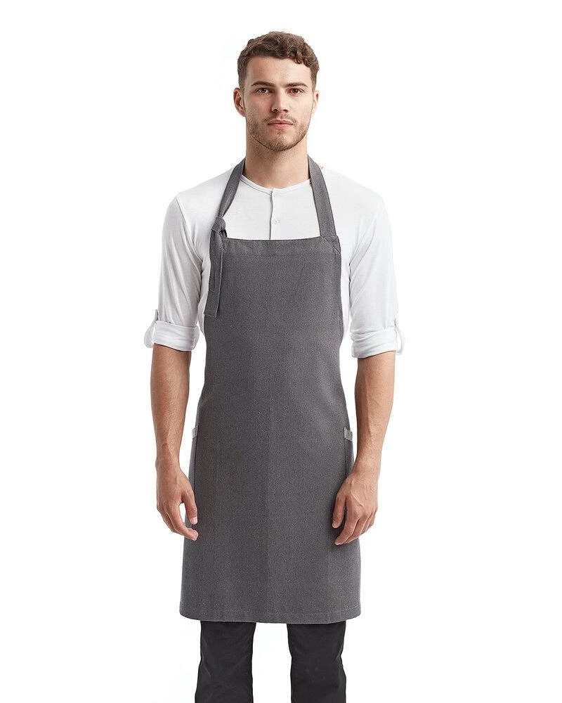Artisan Collection By Reprime RP122 - Unisex Regenerate Sustainable Bib Apron 5 Artisan Collection By Reprime RP122 - Unisex Regenerate Sustainable Bib Apron - Image 5