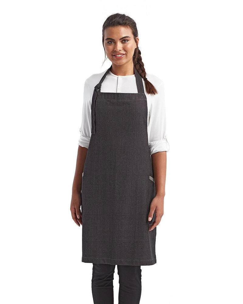 Artisan Collection By Reprime RP122 - Unisex Regenerate Sustainable Bib Apron 4 Artisan Collection By Reprime RP122 - Unisex Regenerate Sustainable Bib Apron - Image 4