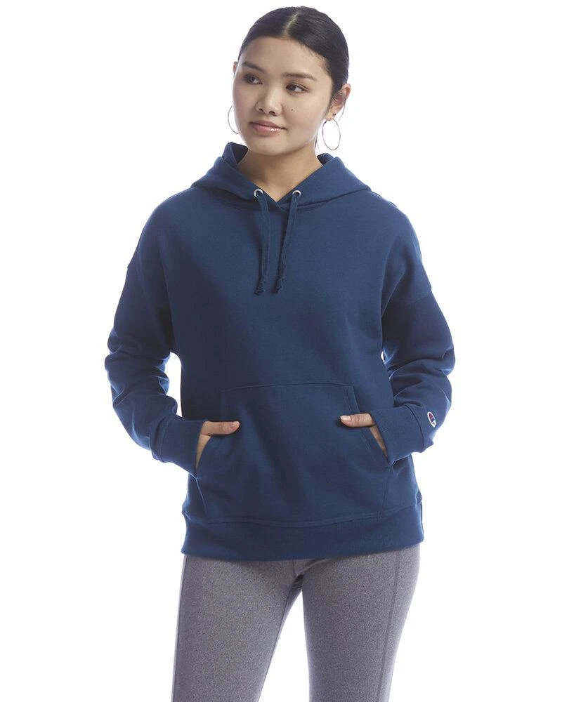 Champion S760 - Ladies PowerBlend Relaxed Hooded Sweatshirt 7 Champion S760 - Ladies PowerBlend Relaxed Hooded Sweatshirt - Image 7