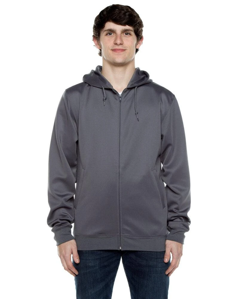 Beimar ALR802 - Unisex 9 Oz. Polyester Air Layer Tech Full-Zip Hooded Sweatshirt 4 Beimar ALR802 - Unisex 9 Oz. Polyester Air Layer Tech Full-Zip Hooded Sweatshirt - Image 4
