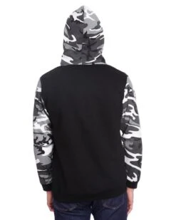 Code V 3967 - Men's Fashion Camo Hooded Sweatshirt -Wordans Shop 1242442 back big