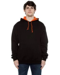 Beimar F1023 - Unisex 10 Oz. 80/20 Poly/Cotton Contrast Hood Sweatshirt