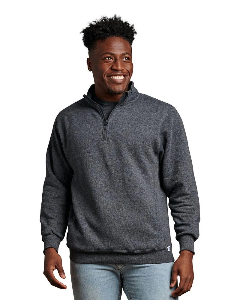 Russell Athletic 1Z4HBM - Unisex Dri-Power® Quarter-Zip Fleece 4 Russell Athletic 1Z4HBM - Unisex Dri-Power® Quarter-Zip Fleece - Image 4