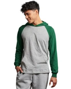 Russell Athletic 64HTTM - Adult Essential Raglan Pullover Hooded T-Shirt -Wordans Shop 1242977 big